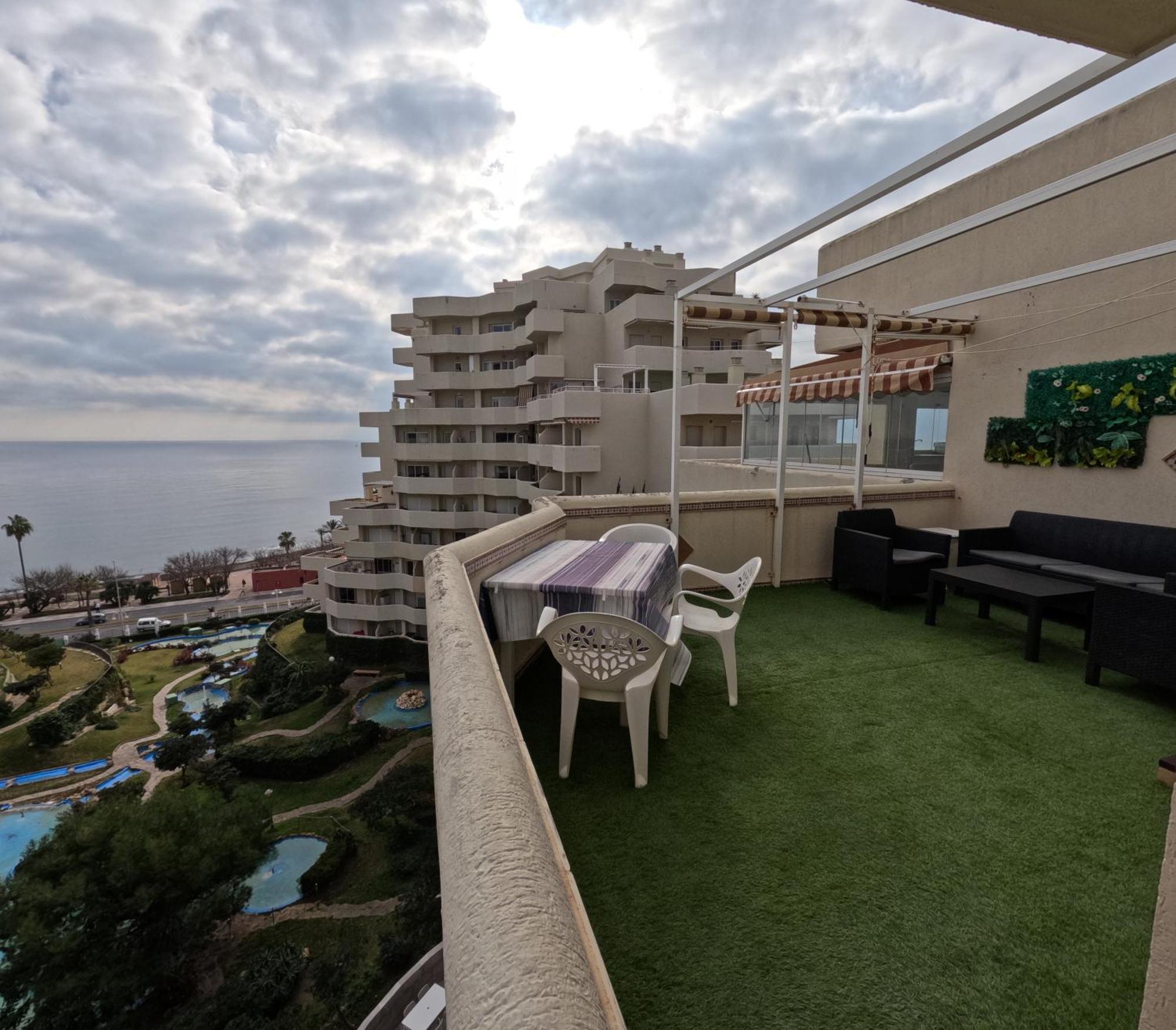 Benalbeach. Espectacular Terraza, Vistas Al Mar. Benalmádena Exterior photo